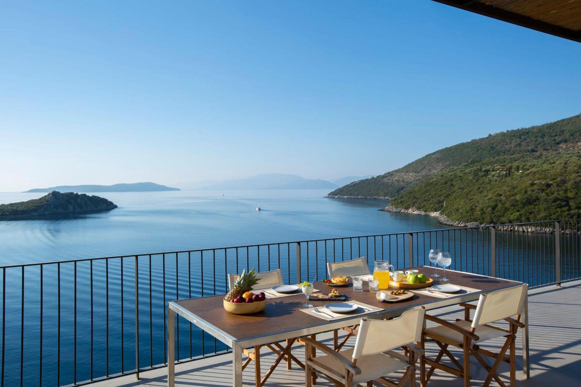 Villa Kalamos - Modern Villa In Sivota Bay With Direct Access To Sea Buitenkant foto