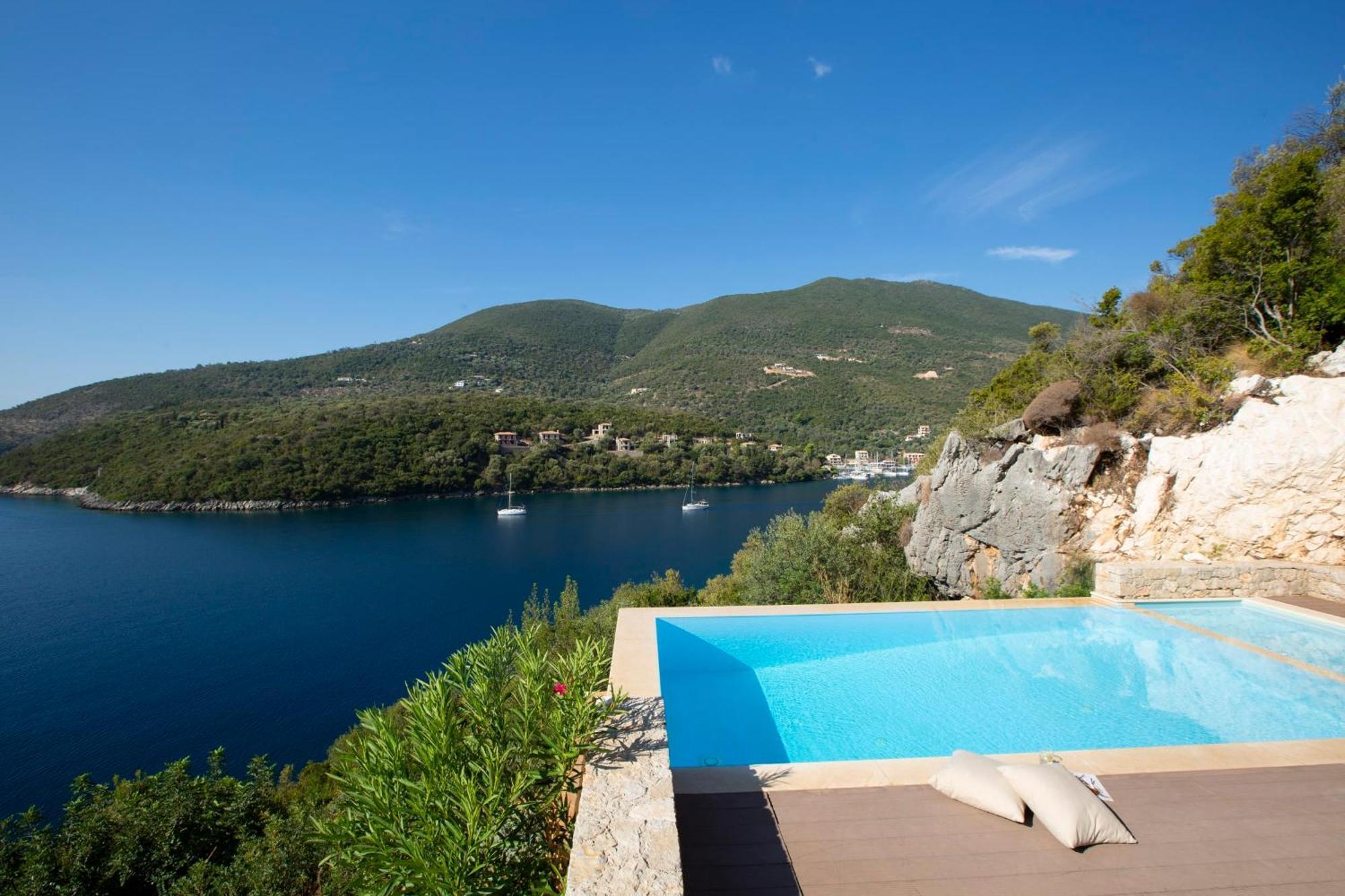 Villa Kalamos - Modern Villa In Sivota Bay With Direct Access To Sea Buitenkant foto