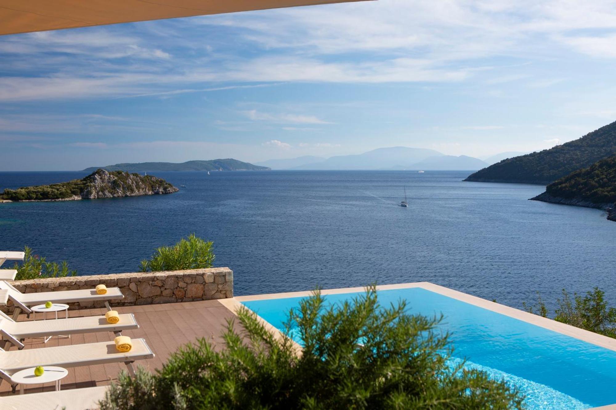 Villa Kalamos - Modern Villa In Sivota Bay With Direct Access To Sea Buitenkant foto