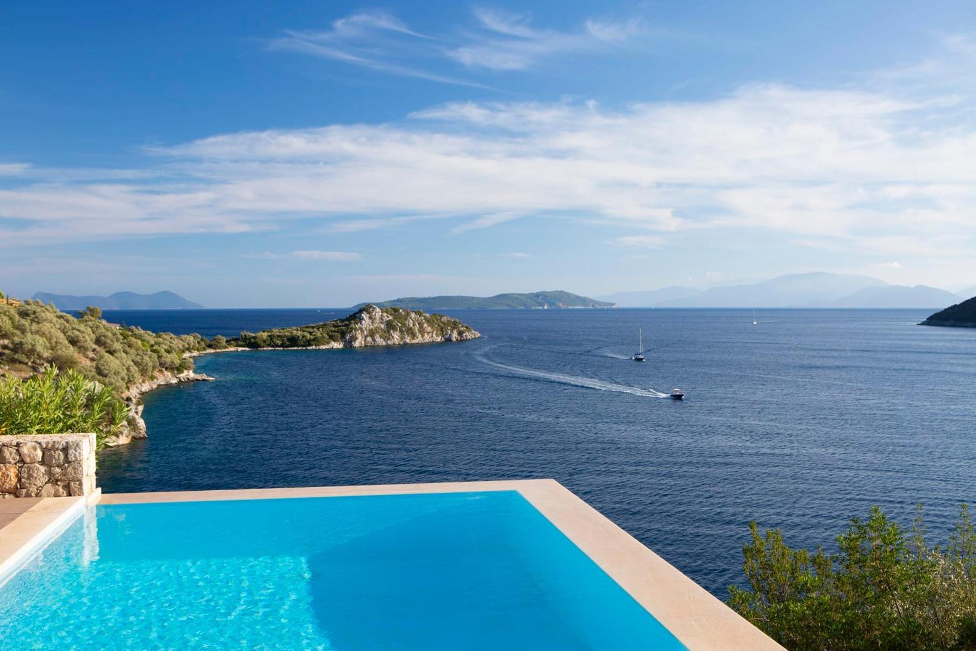 Villa Kalamos - Modern Villa In Sivota Bay With Direct Access To Sea Buitenkant foto